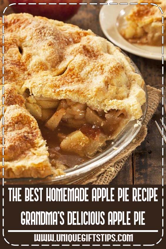 This is the Best Homemade Apple Pie Recipe you will ever taste! It has been in our family for generations and it's sure to please your family and friends!