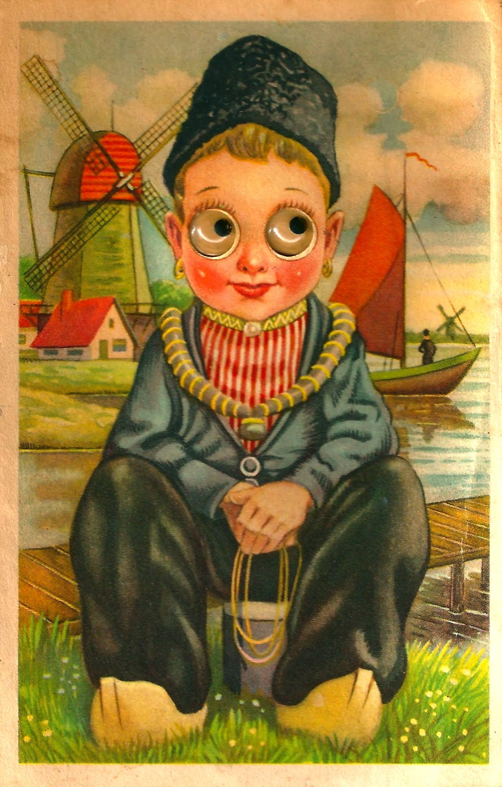 My Favorite Views Netherlands Little Dutch Boy with Eyes That Move