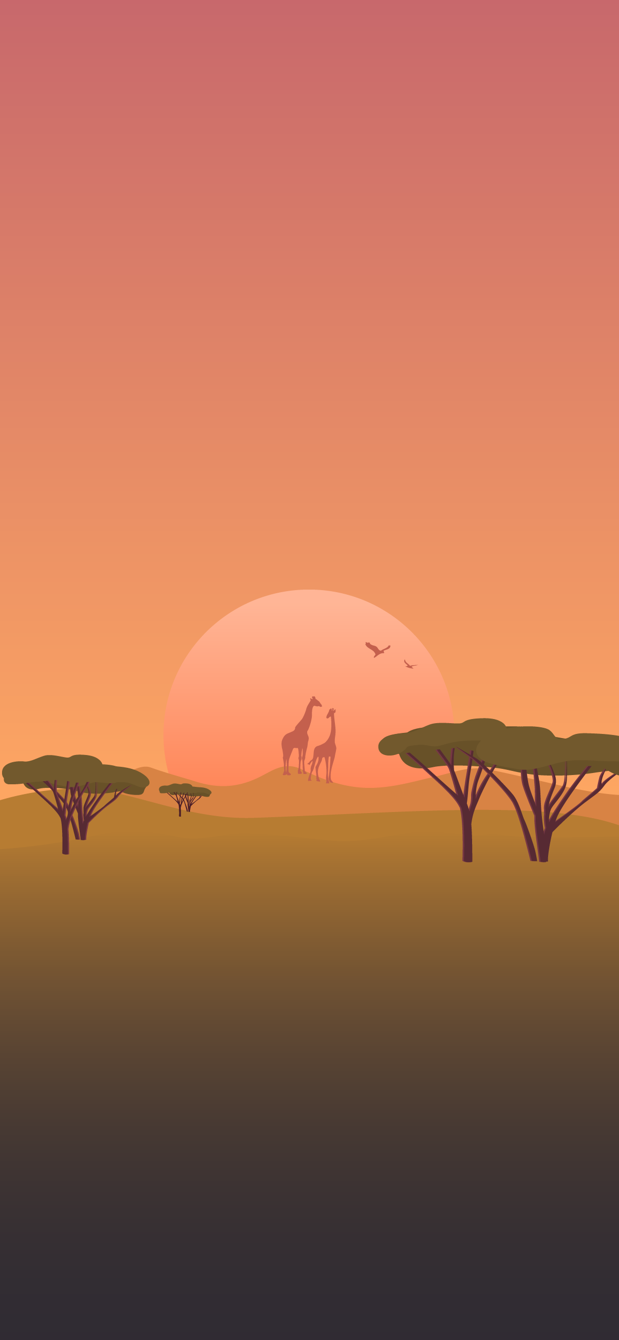 African Savannah Landscape iphone wallpaper hd 4k - Heroscreen 4K