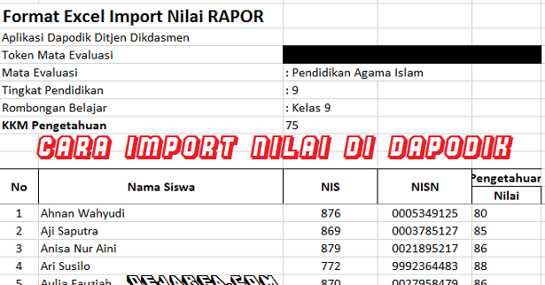 Format import. Format import