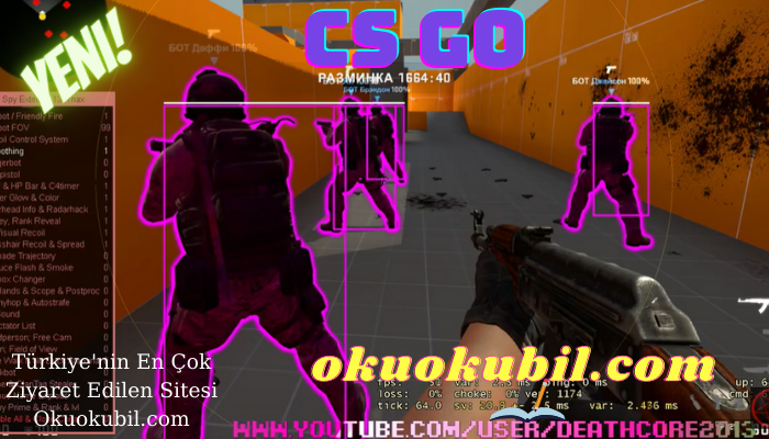 CSGO Spy External 1337 Hax 1.8 ESP, SkinChanger + Kaynak Hileli 2021 Son Sürüm