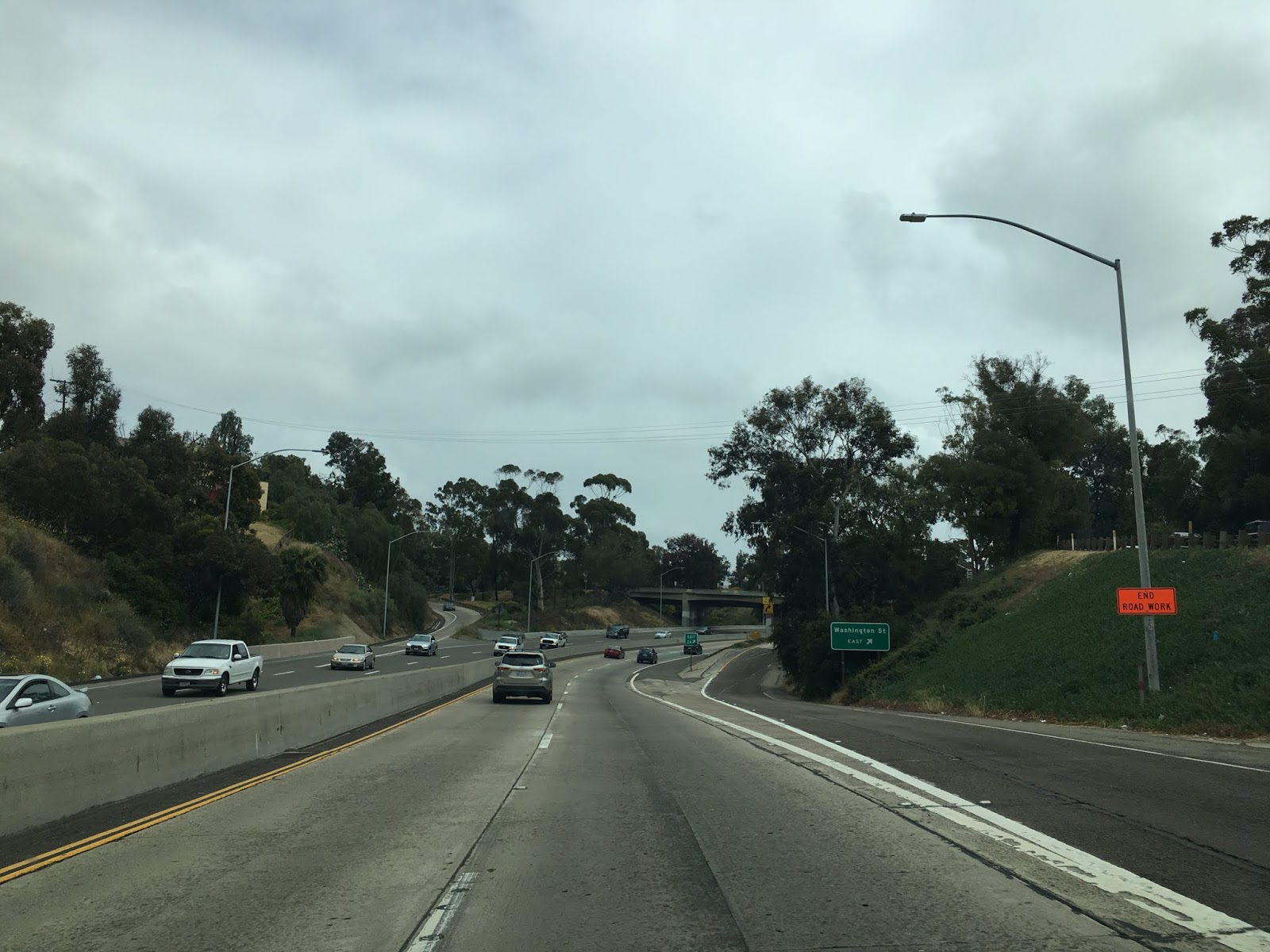 California State Route 163; Old US Route 80/395 on the Cabrillo Freeway