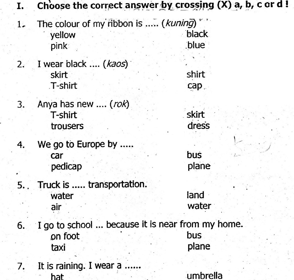 contoh soal bahasa sunda kelas 6 semester 1