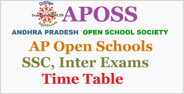 APOSS SSC,Inter Exams 2019 Time Table @ apopenschool.org aposs ssc exams 2019 time table,aposs inter exams 2019 time table,apopenschool.org ssc inter exams april 2019 time table,ap open school public annual exams 2019
