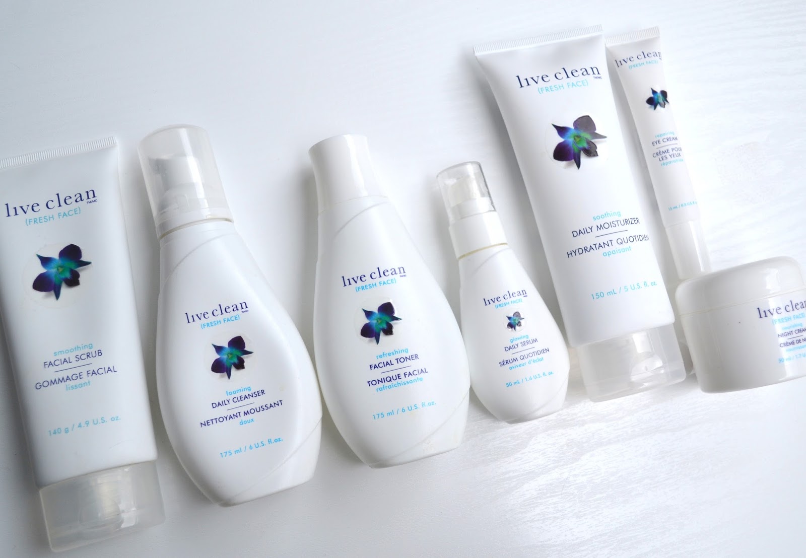 SKINCARE Live Clean Fresh Face Routine From Cleanser to Night Cream