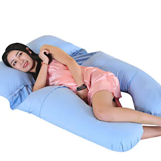 The u-shaped body pregnancy pillow The u-shaped body pregnancy pillow