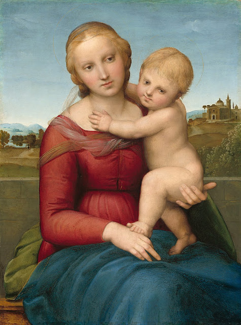 The Small Cowper Madonna by Raphael 