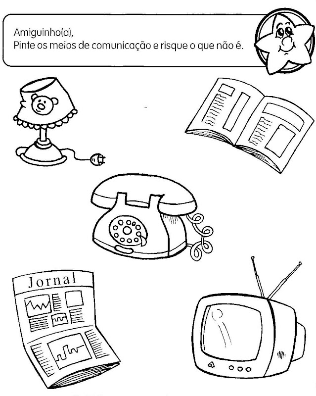 Atividades: Meios de Comunicação!-ESPAÇO EDUCAR