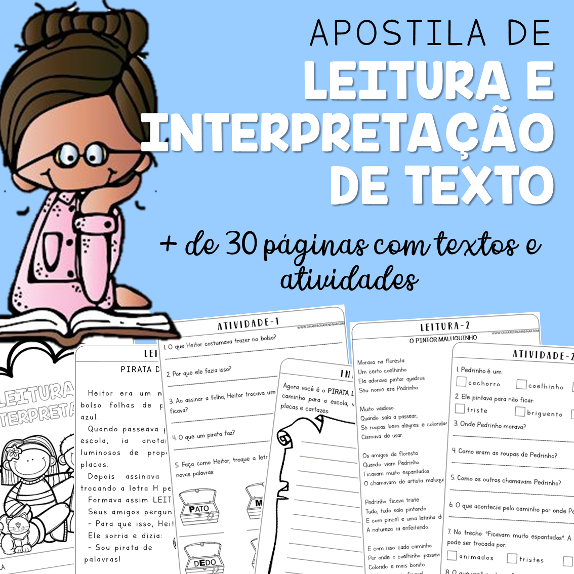 APOSTILA DE LEITURA E INTERPRETAÇÃO DE TEXTO