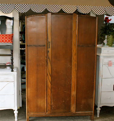 see a milk painted armoire at perfectly imperfect.