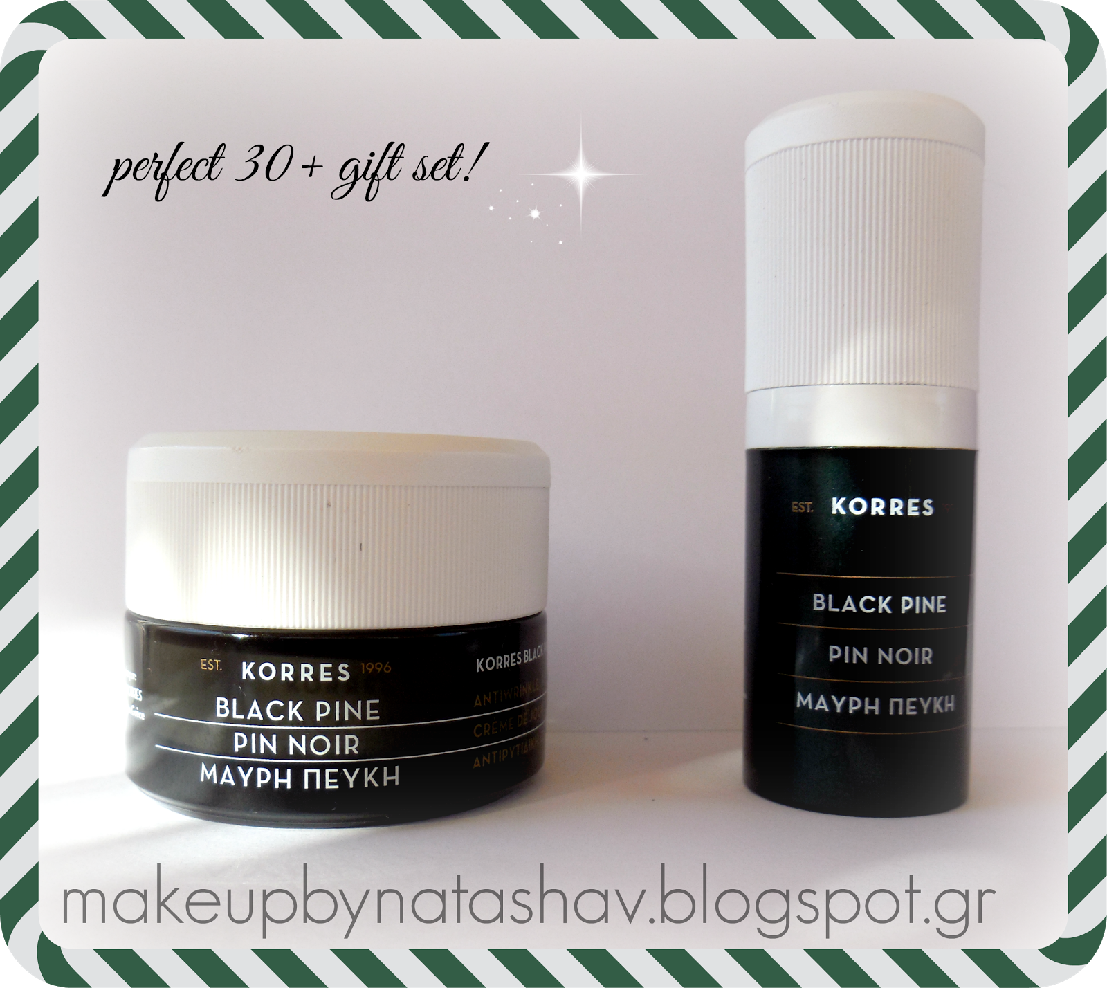 Korres Black pine Antiwrinkle, Firming and Lifting day cream gift set