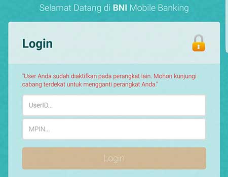Aktivasi Aplikasi BNI Mobile Banking di Kartu SIM Baru