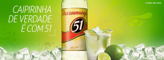 Mundo Das Marcas: CACHAÇA 51