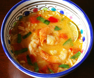 tajska zupa krewetkowa
