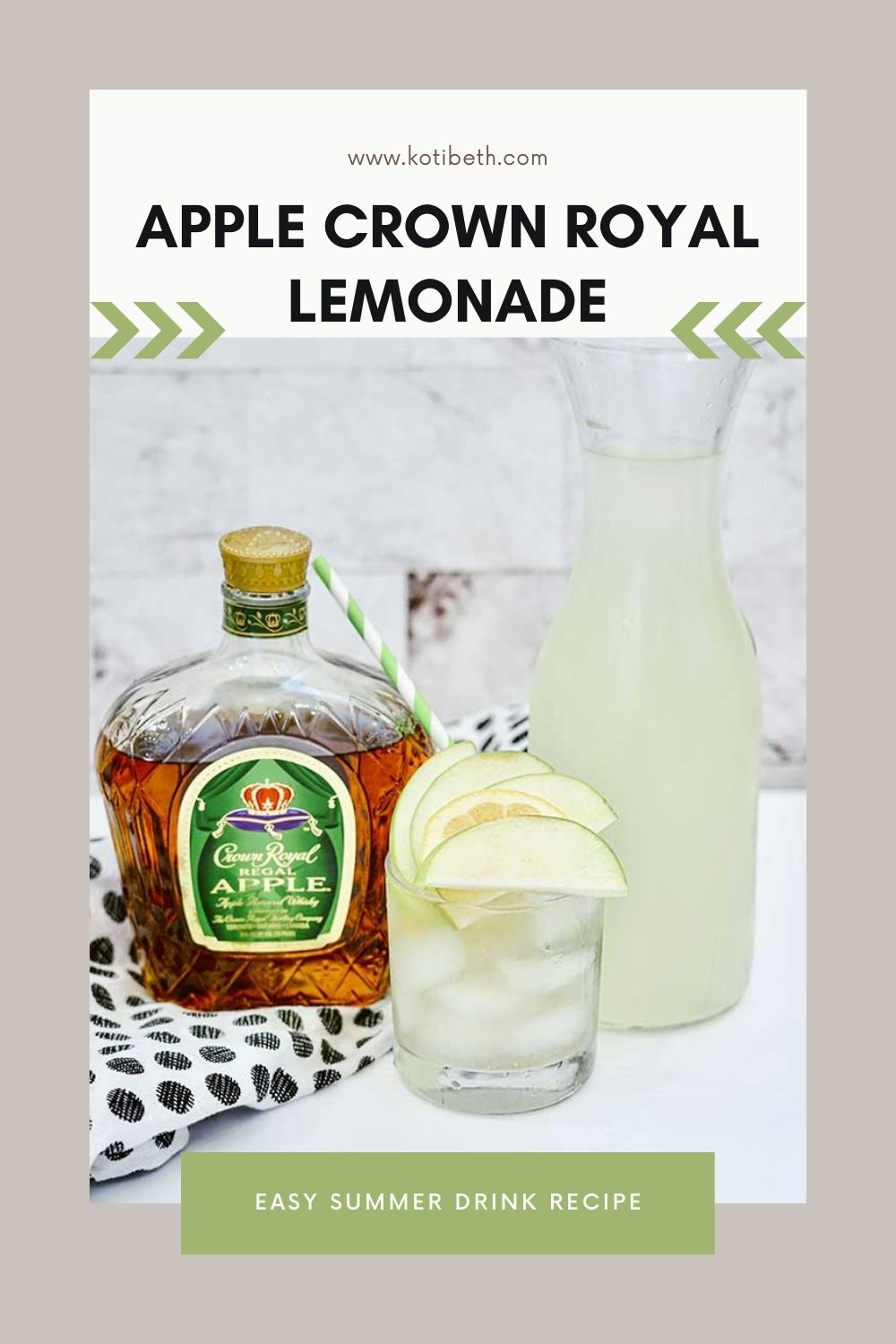 Crown Royal Apple and Lemonade Recipe Koti Beth