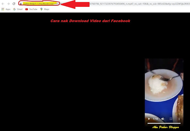 Cara nak Download Video dari Facebook