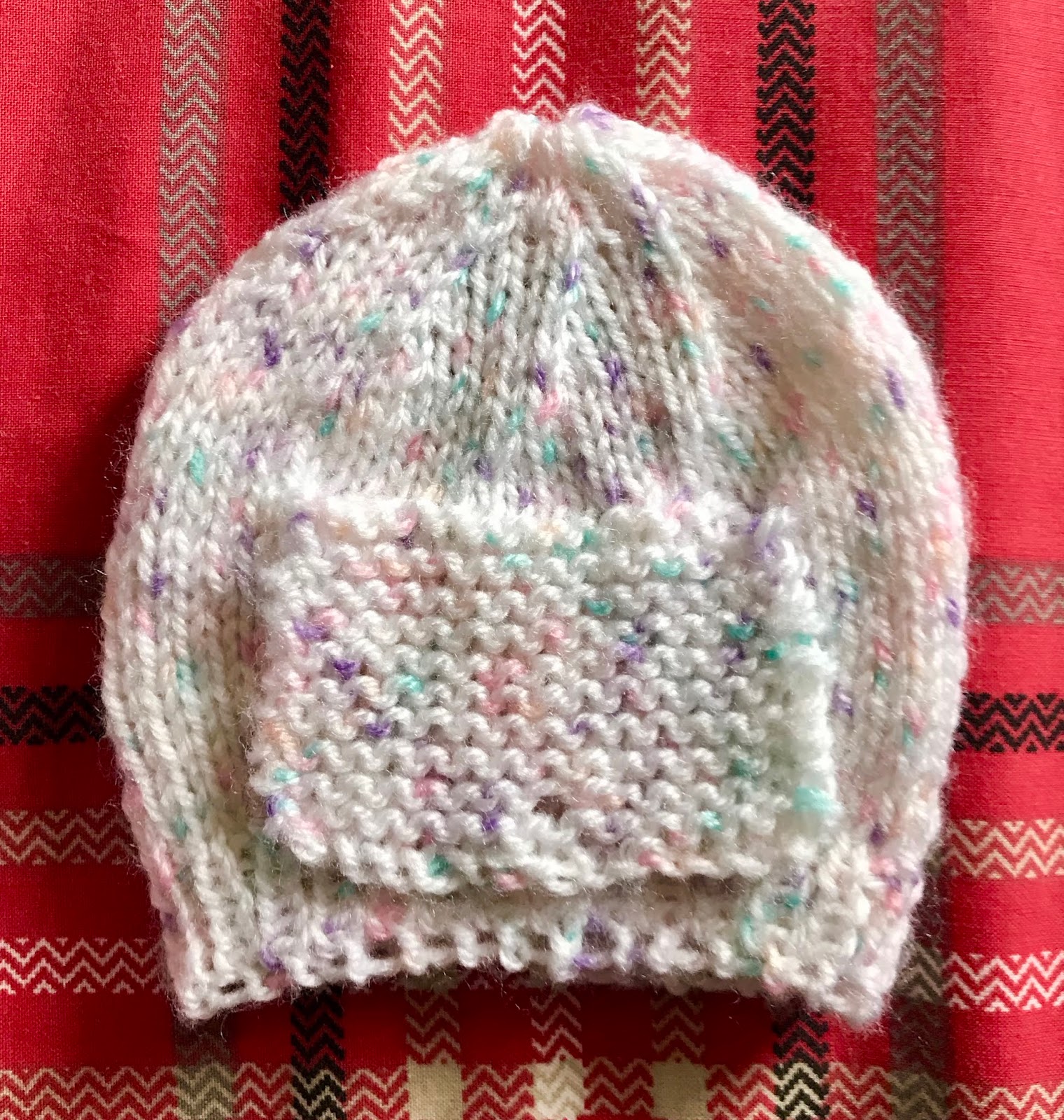 Charity knitting drive baby ventilator hats