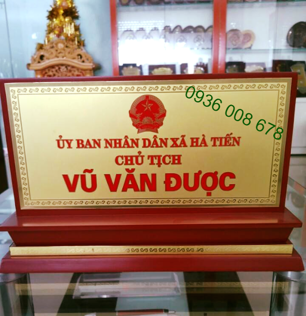 Nhan cung cap bien chuc danhnhan san xuat bien ten chuc danh bang ten de ban go dong