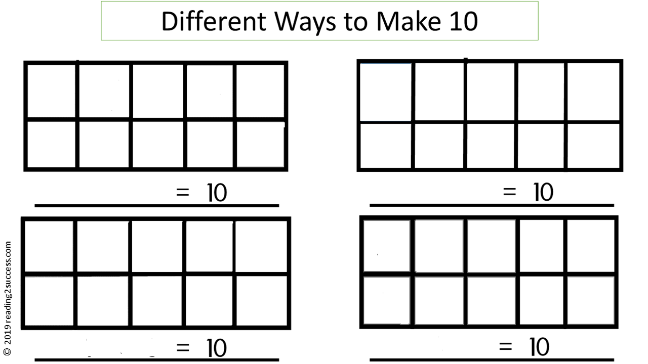Reading2success: October Base Ten Frame Templates