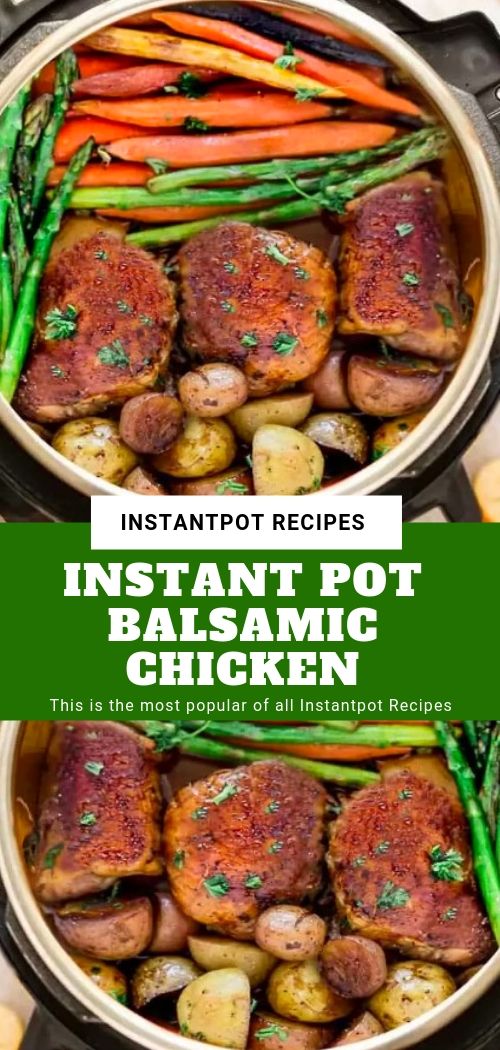 INSTANT POT BALSAMIC CHICKEN PALEO, WHOLE30 + KETO / LOW CARB OPTIONS