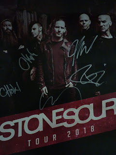 Poster Stone Sour semnat.