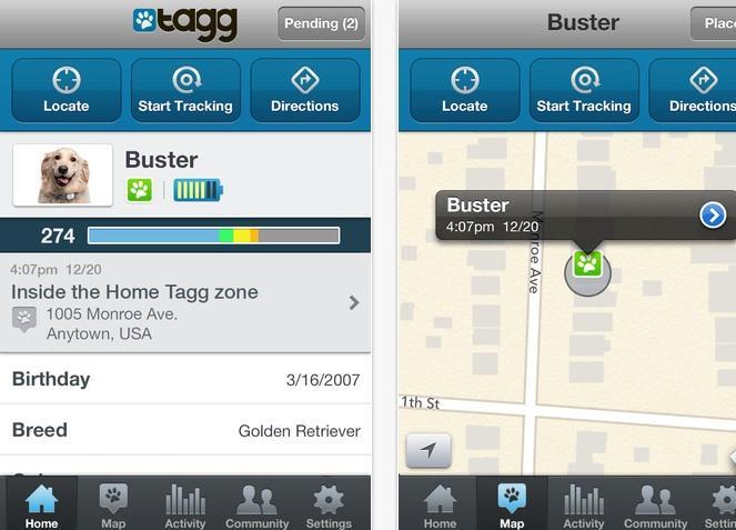 Tagg-app-GPS-Pet-Tracker