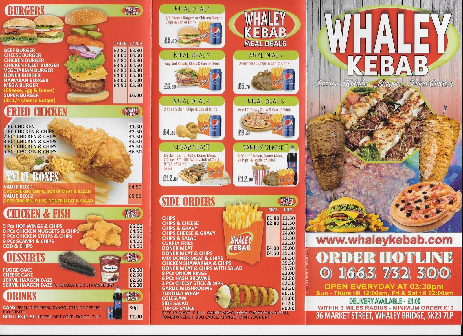 whaley kebab house just eat