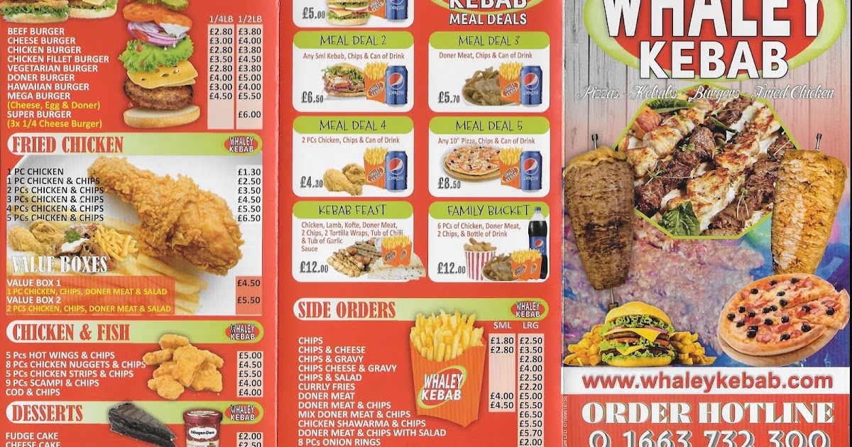 whaley kebab house just eat