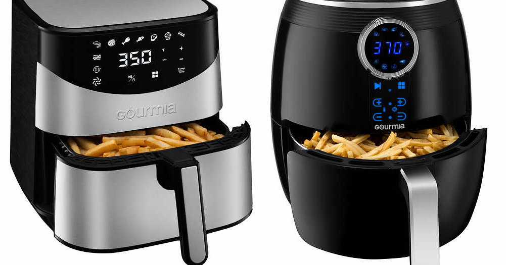 6 Quart Gourmia Stainless Steel Digital Air Fryer 54.99, 5 Quart 44.