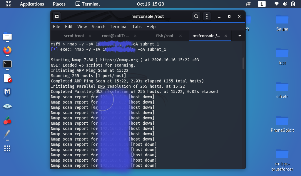 How To Scan a Target Network Using Metasploit