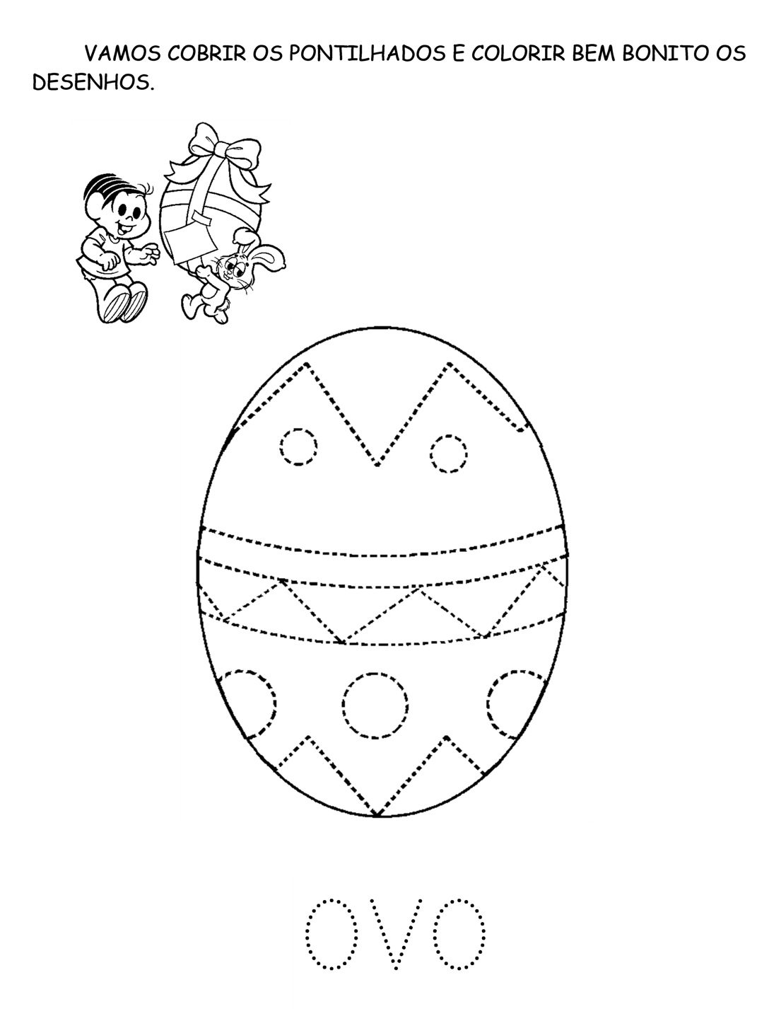 Desenho de Jogo do Labirinto Turma da Monica para colorir