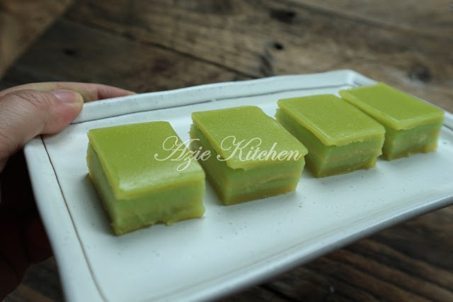 Kuih Lapis Tepung Beras Yang Mudah