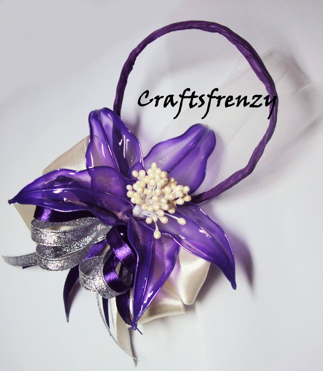 Craftsfrenzy: ~Bunga telur gantung-DIP purple~