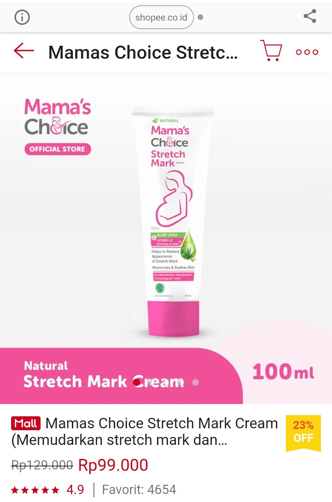 Mama's Choice Stretch Mark Cream, Pilihan Terbaik untuk Ibu Hamil dan Menyusui Jetrani