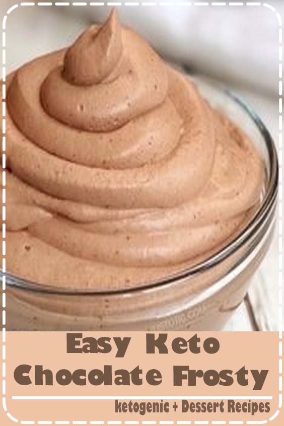 Easy Keto Chocolate Frosty Recipes Ione