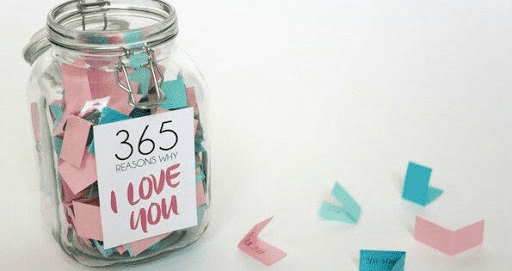 Presentes De Ultima Hora 1 Pote Com 365 Mensagens De Amor Ou Amizade