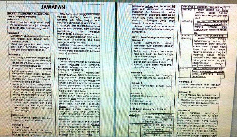 Buku Panduan Jawapan Bahasa Melayu Tahun 6 (UPSR 