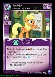 My Little Pony Applejack, Reunion Organizer Canterlot Nights CCG Card