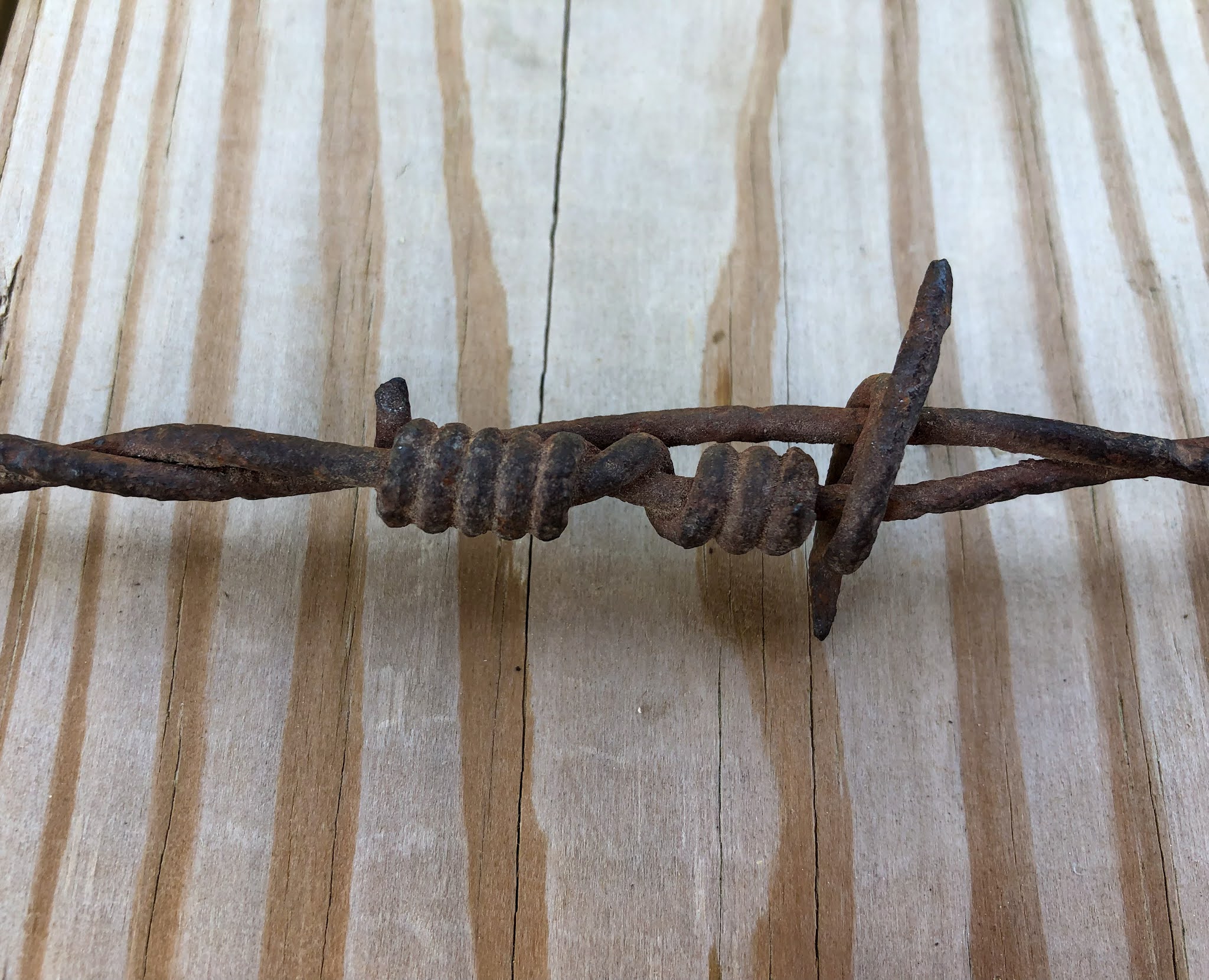 A Twist in History Haish barbed wire splice