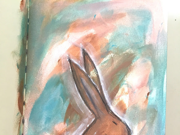 Hare - Intuitive Painting - Mixed Media Place