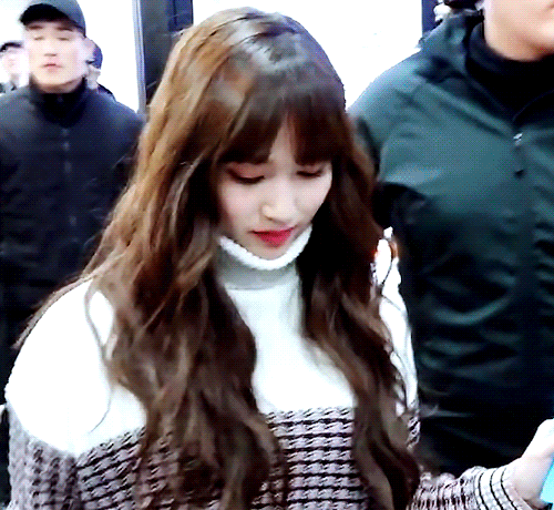 입국하는 미나, 지효, 나연, 모모