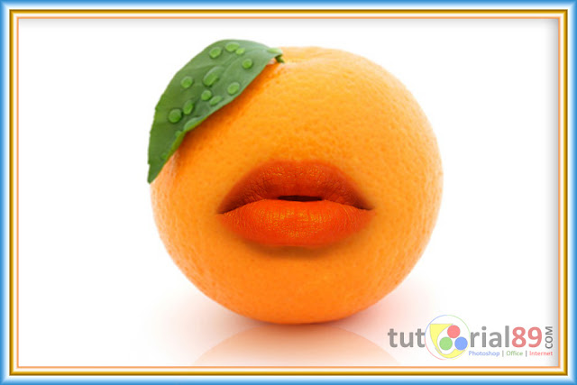Cara membuat jeruk bermulut dengan photoshop