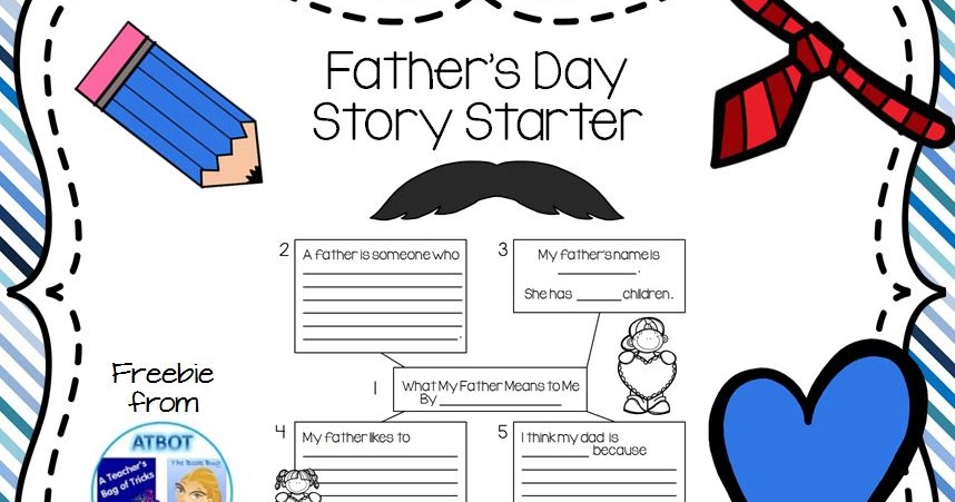 Classroom Freebies Too: Free Father's Day Story Starter
