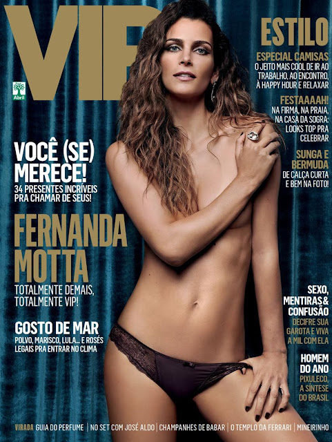 Fotos de Fernanda Motta nua pelada na Revista VIP