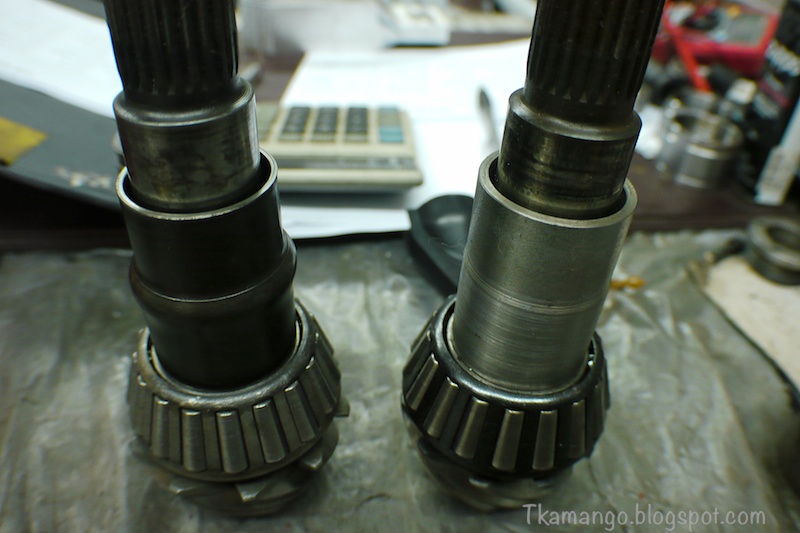 The story of dennis the menace and his mango. Solid pinion spacer