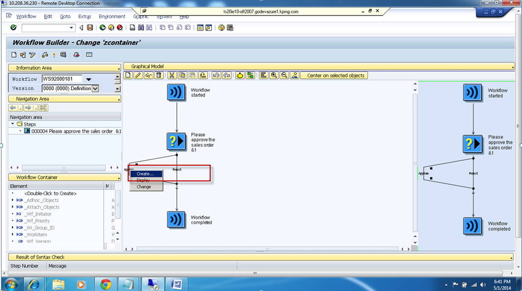 An SAP Consultant SAP Workflow Containers and Binding definitions