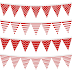 Banderines en Rojo para Fiestas para Imprimir Gratis.