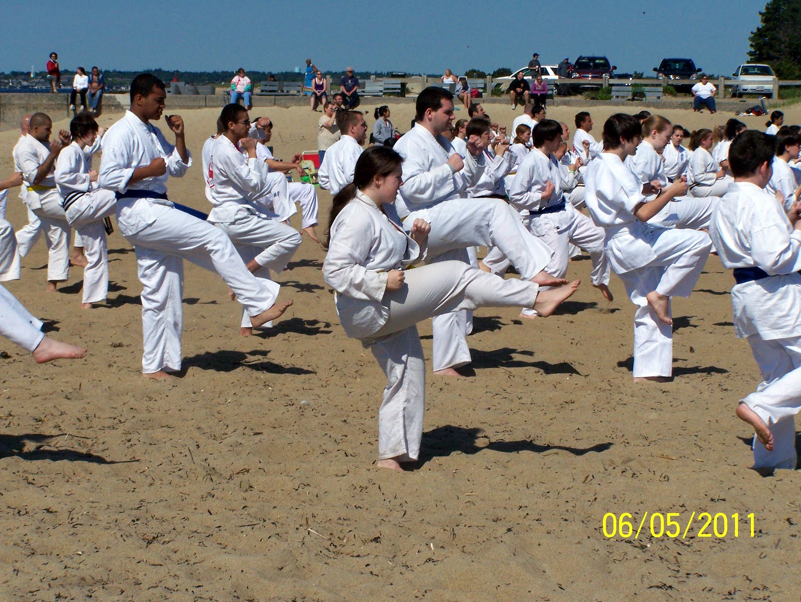 CCHS Karate CCHS Karate Beach Training 2011