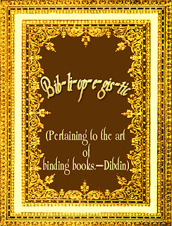 Bib-li-op-e-gis-tic, Pertaining to the art of binding books, Dibdin, Crafts-Hobbies, Book Binding, Book Printing, Hobbies