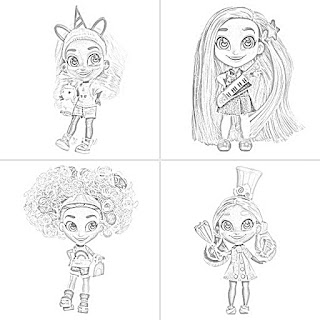 Hairdorables Dolls coloring pages coloring.filminspector.com